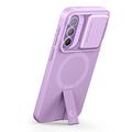 Samsung Galaxy A57 Tech-Protect Kevlar Aura -kotelo - MagSafe-yhteensopiva - Violetti