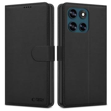 Motorola Moto G67 Power/G57 Power Tech-Protect lompakkokotelo magneetilla ja jalustalla - Musta