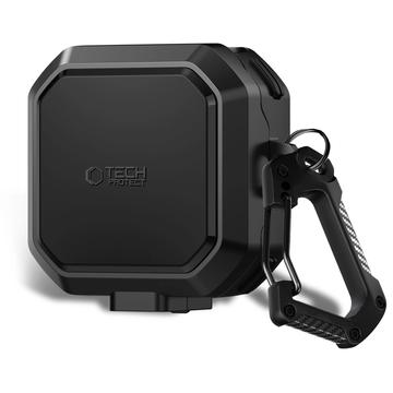 Samsung Galaxy Buds 4/4 Pro Tech-Protect Carbonox -kotelo - musta