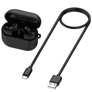 Samsung Galaxy Buds3 FE -latauskotelo USB-C-kaapelilla - 590mAh - musta