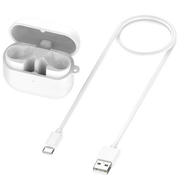 Samsung Galaxy Buds3 FE -latauskotelo USB-C-kaapelilla - 590mAh - valkoinen