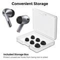 Samsung Galaxy Buds3 Pro/Buds4 Pro Ahastyle WG173 silikoniset korvanapit