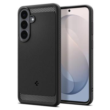 Samsung Galaxy S25 FE/S26 FE Spigen Rugged Armor TPU-Kotelo - Musta