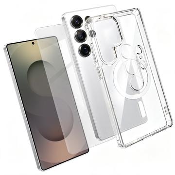 Samsung Galaxy S25 Ultra 3-in-1 -suojaussarja - MagSafe-yhteensopiva - läpinäkyvä