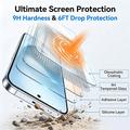 Samsung Galaxy S25 Ultra 3-in-1 -suojaussarja - MagSafe-yhteensopiva - läpinäkyvä