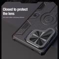 Samsung Galaxy S25 Ultra Nillkin CamShield Armor Prop Hybridikotelo - MagSafe-yhteensopiva - Musta