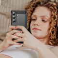 Samsung Galaxy S26/S26 Pro Harjattu TPU Suojakuori - Hiilikuitu - Musta