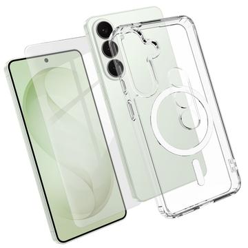 Samsung Galaxy S26 FE 3-in-1 -suojaussarja - MagSafe-yhteensopiva - läpinäkyvä