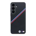 Samsung Galaxy S26 FE BMW M Perforated Tricolor Stripe magneettikotelo - musta