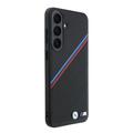 Samsung Galaxy S26 FE BMW M Perforated Tricolor Stripe magneettikotelo - musta