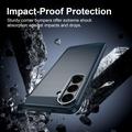 Samsung Galaxy S26 FE Harjattu TPU Suojakuori - Hiilikuitu - sininen
