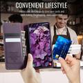 Samsung Galaxy S26 FE Caseme 033 vasikka tekstuuri lompakko tapauksessa RFID-sulku - violetti