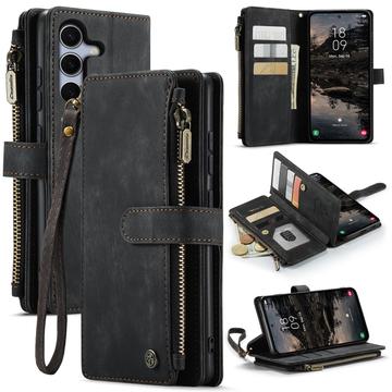 Samsung Galaxy S26 FE Caseme C30 Monitoiminen Lompakkokotelo - Musta