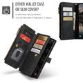 Samsung Galaxy S26 FE Caseme C30 Monitoiminen Lompakkokotelo - Musta