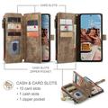 Samsung Galaxy S26 FE Caseme C30 Monitoiminen Lompakkokotelo - Ruskea