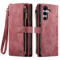 Samsung Galaxy S26 FE Caseme C30 Monitoiminen Lompakkokotelo - Punainen
