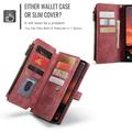 Samsung Galaxy S26 FE Caseme C30 Monitoiminen Lompakkokotelo - Punainen