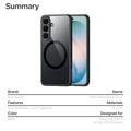 Samsung Galaxy S26 FE Dux Ducis Aimo Hybridikotelo - yhteensopiva MagSafen - Musta