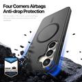 Samsung Galaxy S26 FE Dux Ducis Yind Hybridikotelo - MagSafe-yhteensopiva - Musta