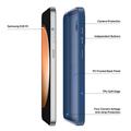 Samsung Galaxy S26 FE Dux Ducis Yind Hybridikotelo - MagSafe-yhteensopiva - Tummansininen