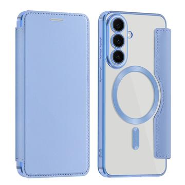 Samsung Galaxy S26 FE Käännä Kotelo Korttipaikalla - MagSafe-yhteensopiva - sininen
