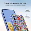 Samsung Galaxy S26 FE Kukkakuvioinen TPU-kotelo - Liljat