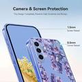 Samsung Galaxy S26 FE Kukkakuvioinen TPU-kotelo - Wisteria