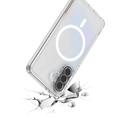 Samsung Galaxy S26 FE Hybridikotelo - MagSafe-yhteensopiva - Läpinäkyvä