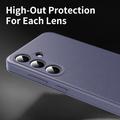 Samsung Galaxy S26 FE Smart Clear View Käännä kotelo korttipaikka - harmaa violetti