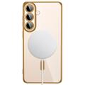 Samsung Galaxy S26 FE Tech-Protect MagFlex -kotelo - MagSafe-yhteensopiva - Kirkas / Kulta