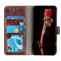 Samsung Galaxy S26 FE Lompakkokotelo jalustalla - ruskea