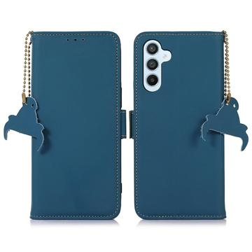 Samsung Galaxy S26 FE lompakko nahkakotelo RFID - sininen