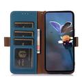 Samsung Galaxy S26 FE lompakko nahkakotelo RFID - sininen