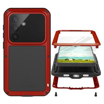 Samsung Galaxy S26 Love Mei Powerful hybridikotelo - punainen