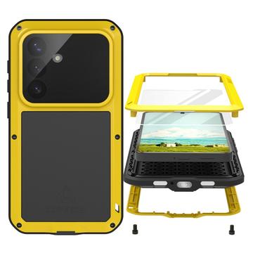 Samsung Galaxy S26 Love Mei Powerful hybridikotelo - keltainen