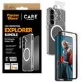 Samsung Galaxy S26 PanzerGlass Care 3-in-1 Explorer -paketti - läpinäkyvä