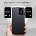 Samsung Galaxy S26 Qialino Smart View Läppänahkakotelo - Musta