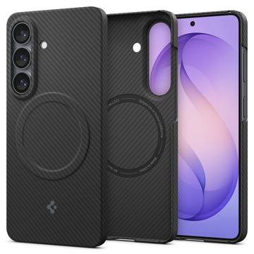 Samsung Galaxy S26 Spigen AirSkin Aramid Mag MagSafe -kotelo - musta