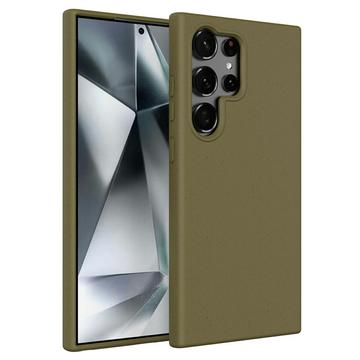 Samsung Galaxy S26 Ultra Biologisesti Hajoava Kotelo - Mustanvihreä