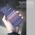 Samsung Galaxy S26 Ultra -kotelo, ruudullinen kuosi, Smart View -kääntökansi ja korttipaikka - violetti