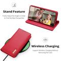 Samsung Galaxy S26 Ultra Dux Ducis Hivo Lompakkomallinen Nahkakotelo - Punainen