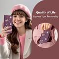 Samsung Galaxy S26 Ultra -lompakkokotelo, sydämet ja kukat - tummanvioletti