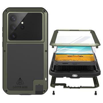 Samsung Galaxy S26 Ultra Love Mei Powerful hybridikotelo - vihreä