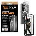 Samsung Galaxy S26 Ultra PanzerGlass Care 3-in-1 Explorer -paketti - läpinäkyvä