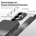 Samsung Galaxy S26 Ultra Tyylikäs magneettinen läppäkotelo RFID-korttipaikoilla - musta