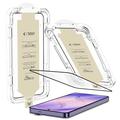 Samsung Galaxy S26 Ultra Tech-Protect Quick Set AR+ -karkaistu lasisuojakalvo - Musta reuna