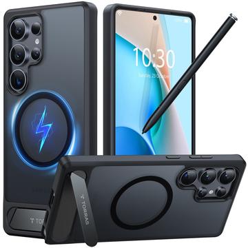 Samsung Galaxy S26 Ultra Torras Ostand L1 magneettinen kotelo jalustalla - musta