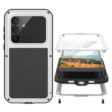 Samsung Galaxy S26+ Love Mei Powerful hybridikotelo - Valkoinen