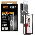 Samsung Galaxy S26+ PanzerGlass Care 3-in-1 Explorer -paketti - läpinäkyvä