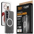 Samsung Galaxy S26+ PanzerGlass Care 3-in-1 Explorer -paketti - läpinäkyvä